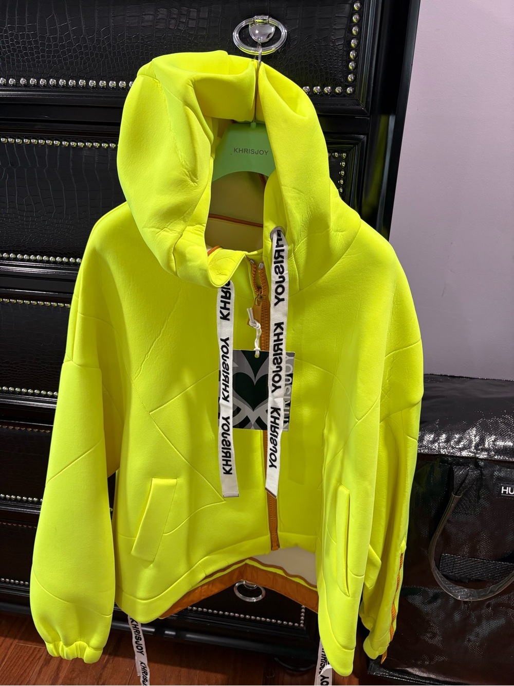 Neon Yellow Neoprene Jacket